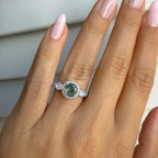 Moss Agate Opal Ring - Forest Heirloom