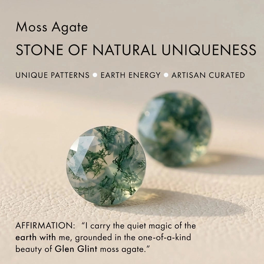 Moss Agate Opal Ring - Forest Heirloom